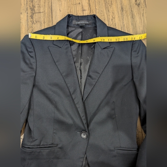 Express Design Studio Blazer, Black, Size 2 - Picture 6 of 9